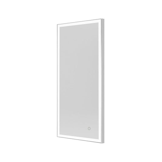 Origins Tate 50 x 100cm Light Rectangular Mirror - Polished Chrome - Envy Bathrooms Ltd