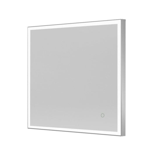 Origins Tate 70 x 70cm Square Light Mirror - Polished Chrome - Envy Bathrooms Ltd