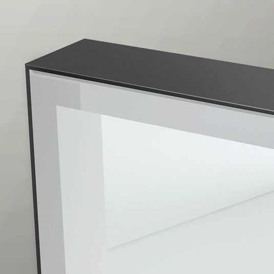 Origins Tate 70 x 70cm Square Light Mirror - Black - Envy Bathrooms Ltd