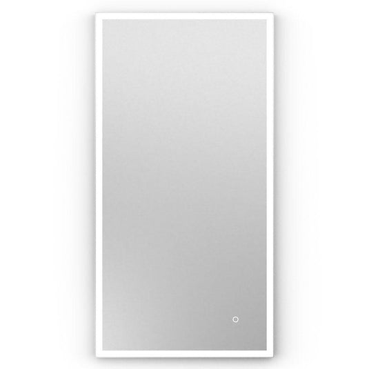 Origins Tate 40 x 80cm Light Mirror - White - Envy Bathrooms Ltd
