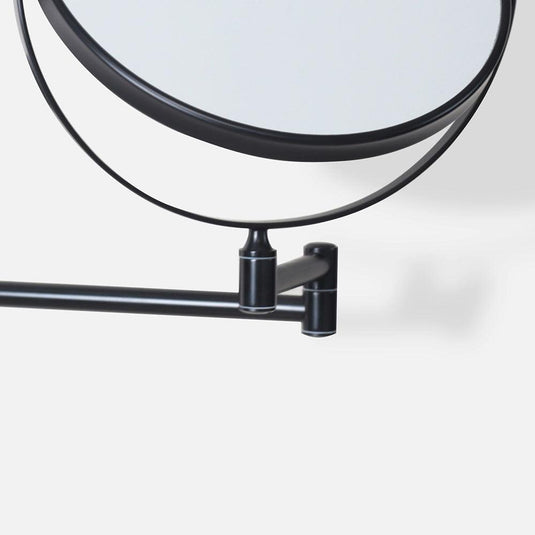 Taylor Reversible 5x Magnifying Wall Mirror - Black - Envy Bathrooms Ltd