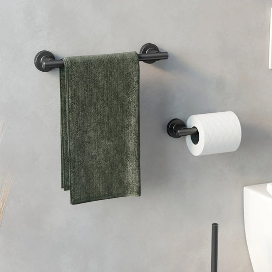 Origins Tecno Project 330mm Towel Rail - Gunmetal - 186228 - Envy Bathrooms Ltd