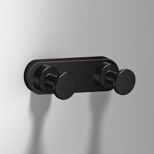 Origins Tecno Project Double Hook - Black - Envy Bathrooms Ltd