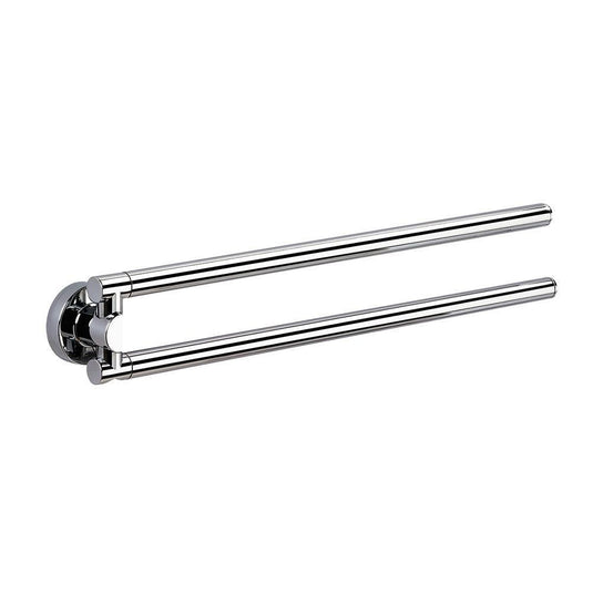 Origins Tecno Project Double Swing Towel Rail - Chrome - Envy Bathrooms Ltd