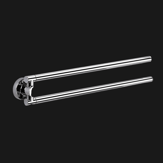Origins Tecno Project Double Swing Towel Rail - Chrome - Envy Bathrooms Ltd