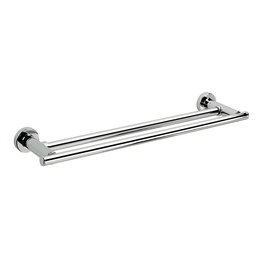 Origins Tecno Project Double Towel Rail 66cm - Chrome - Envy Bathrooms Ltd