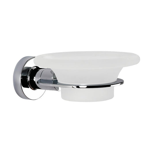 Origins Tecno Project Glass Soap Dish - Chrome - Envy Bathrooms Ltd