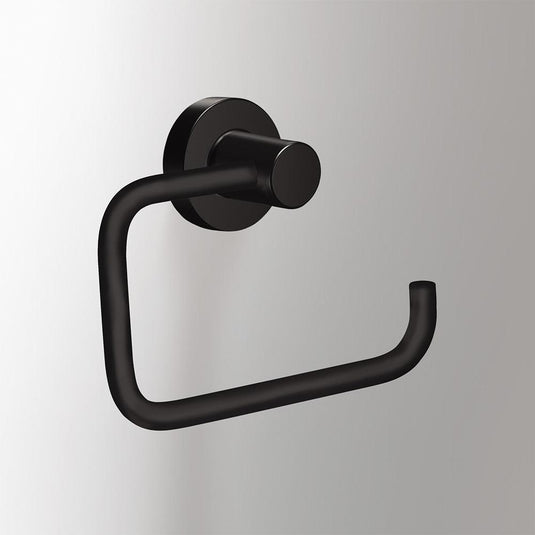 Origins Tecno Project Open Toilet Roll Holder - Black - Envy Bathrooms Ltd