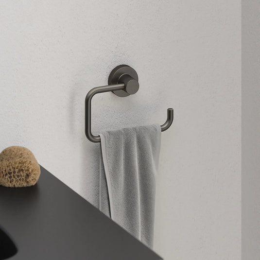 Origins Tecno Project Open Toilet Roll Holder - Gunmetal - 194902 - Envy Bathrooms Ltd