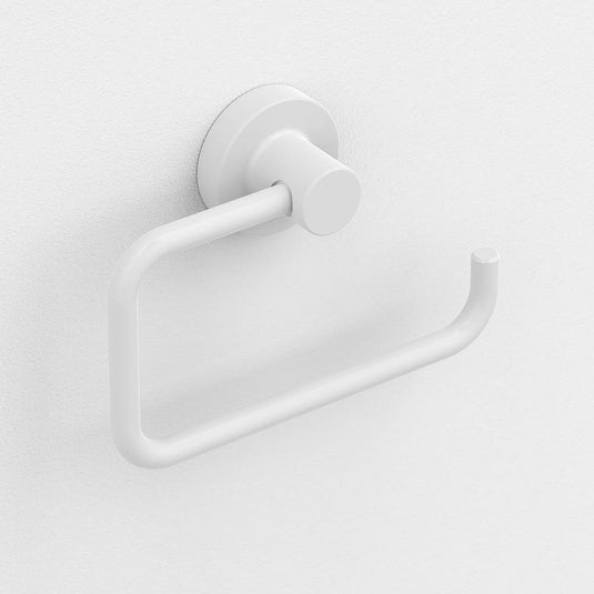 Tecno Project Open Toilet Roll Holder - White - Envy Bathrooms Ltd