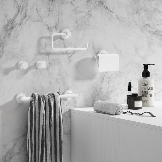 Origins Tecno Project Open Toilet Roll Holder - White - Envy Bathrooms Ltd