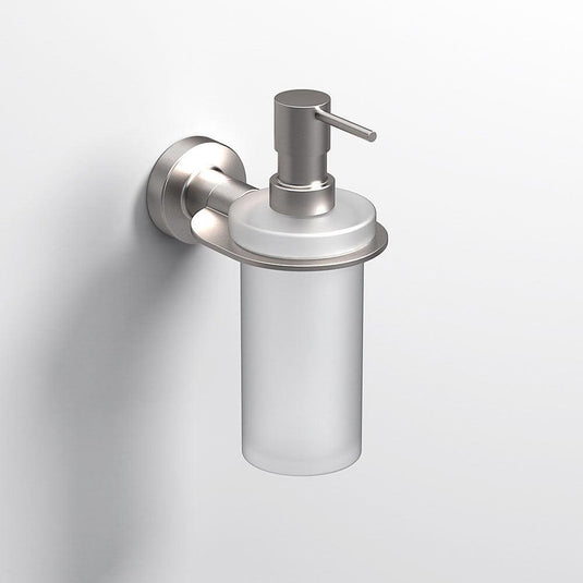 Origins Tecno Project Soap Dispenser - Brushed Nickel - Envy Bathrooms Ltd