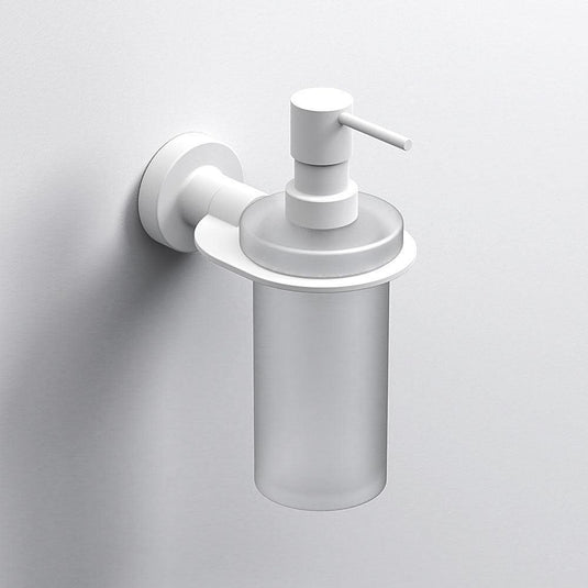 Origins Tecno Project Soap Dispenser - White - Envy Bathrooms Ltd