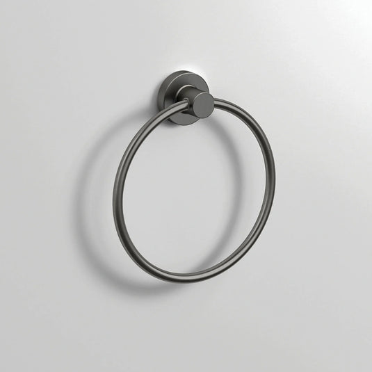 Origins Tecno Project Towel Ring - Gunmetal - 188048 - Envy Bathrooms Ltd