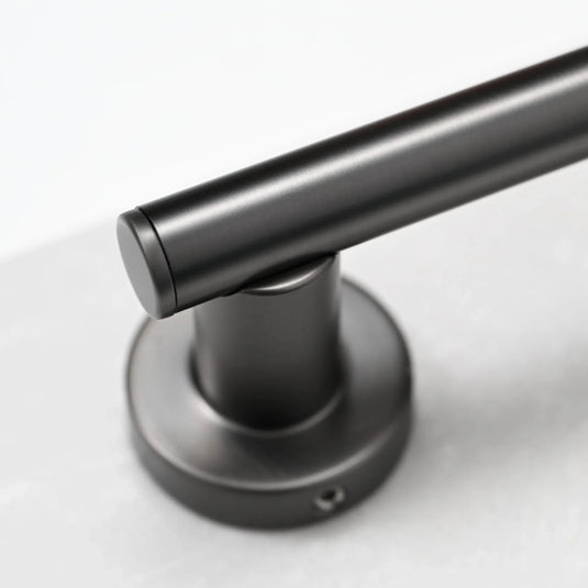 Origins Tecno Project Towel Ring - Gunmetal - 188048 - Envy Bathrooms Ltd