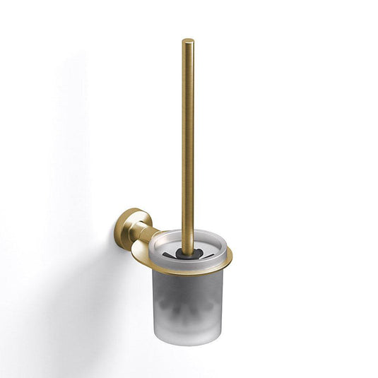 Origins Tecno Project WC Brush Set - Brushed Brass - Envy Bathrooms Ltd