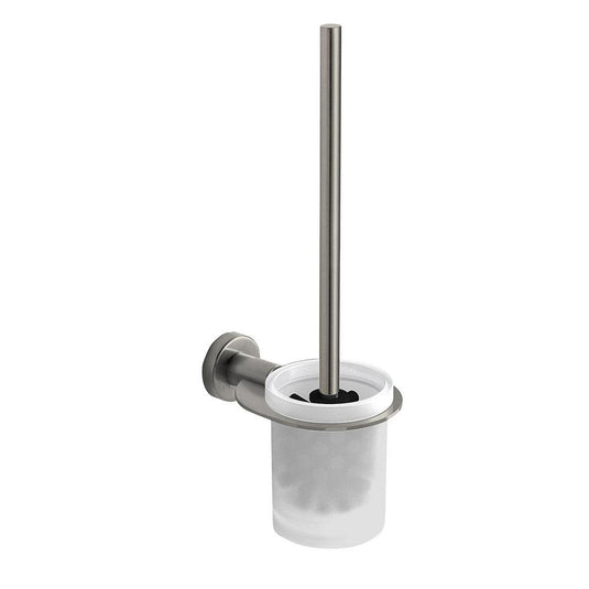 Origins Tecno Project WC Brush Set - Brushed Nickel - Envy Bathrooms Ltd