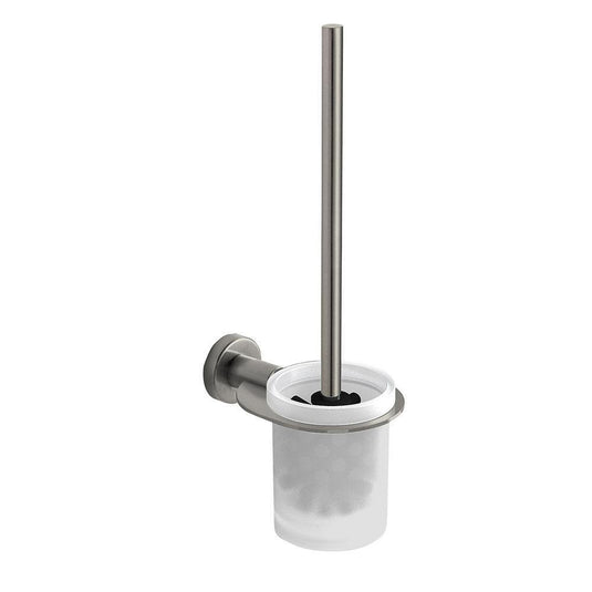 Origins Tecno Project WC Brush Set - Brushed Nickel - Envy Bathrooms Ltd