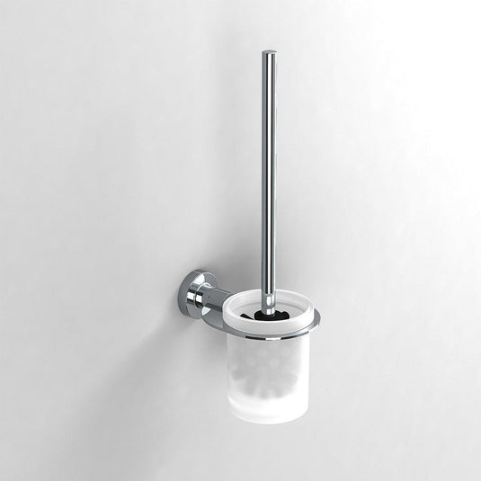 Tecno Project WC Brush Set - Chrome - Envy Bathrooms Ltd