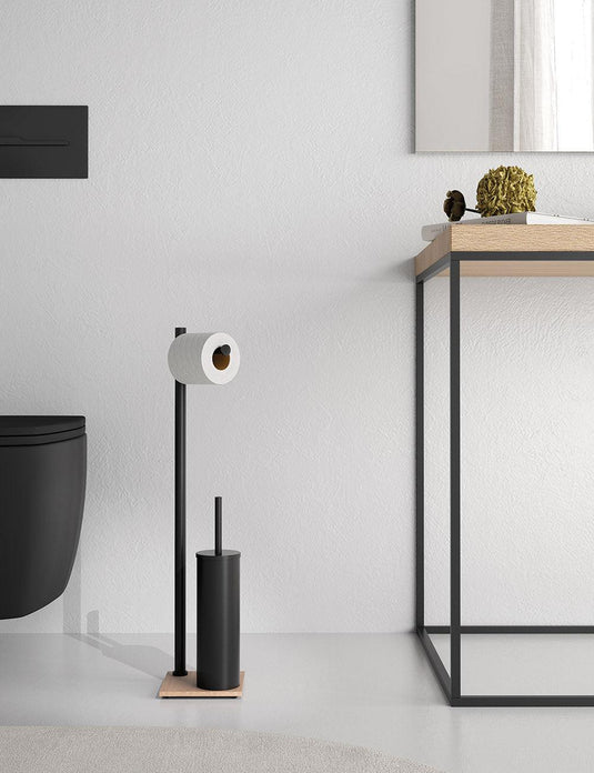 Origins Trilly Bathroom Butler - Black/Bamboo - Envy Bathrooms Ltd