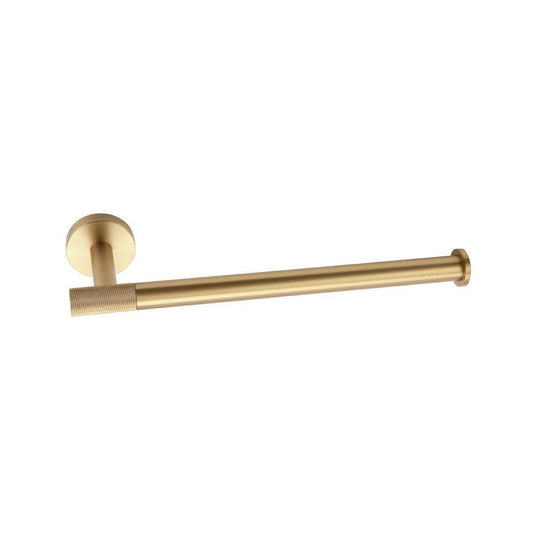 Origins Turner Open Towel Bar - Brushed Brass - Envy Bathrooms Ltd