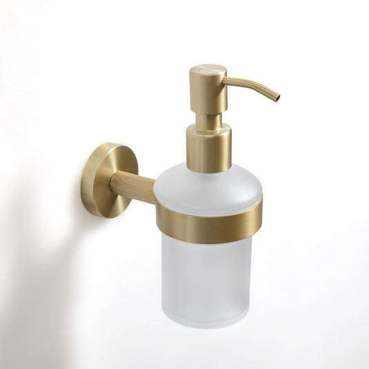 Origins Turner Soap Dispenser - Brushed Brass - Envy Bathrooms Ltd