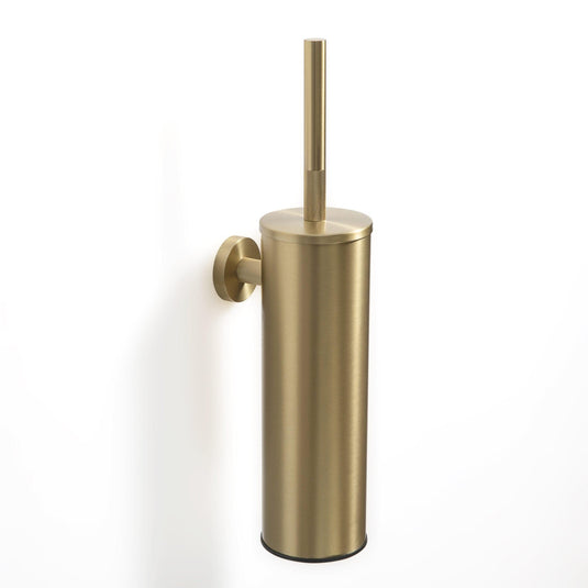 Origins Turner Toilet Brush Wall Mounted - Brushed Brass - Envy Bathrooms Ltd