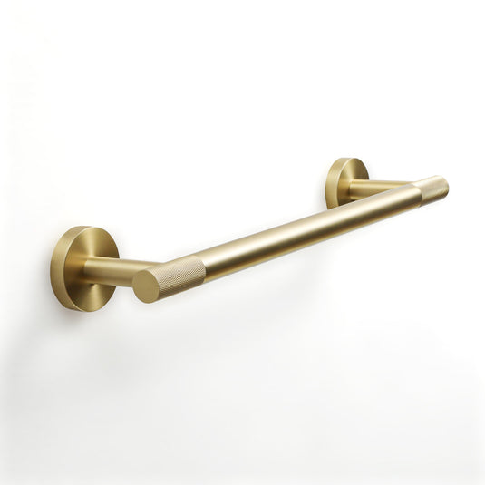 Origins Turner Towel Rail 35cm - Brushed Brass - Envy Bathrooms Ltd