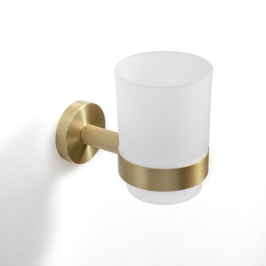Origins Turner Tumbler Holder - Brushed Brass - Envy Bathrooms Ltd