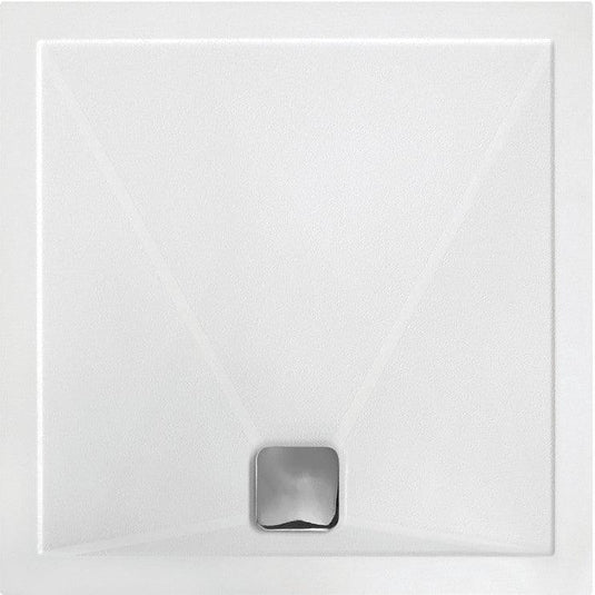 Poppy 25mm Anti-Slip Ultra-Slim 900mm Square Tray & Waste - RUBY3925 - Envy Bathrooms Ltd