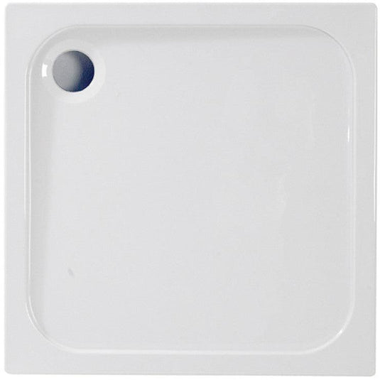 Poppy 45mm Low Profile 900x900mm Square Tray & Waste - RUBY104319 - Envy Bathrooms Ltd