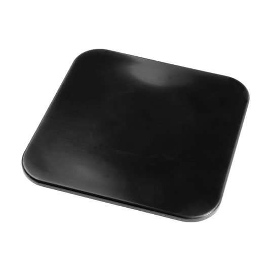 Poppy Anti-Slip Shower Tray Waste Cover - Matt Black - RUBY105334