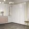 Poppy Apollo 700mm Wetroom Side Panel & Arm | Brushed Brass | RUBY107571