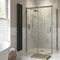 Poppy Apollo 760mm Sliding Door Side Panel | Chrome | RUBY3834