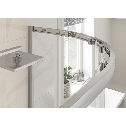 Poppy Harley 1200x900mm 2 Door Offset Quadrant - Chrome - RUBY101436 - Envy Bathrooms Ltd
