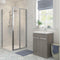 Poppy Harley 700mm Side Panel | Chrome | RUBY101409