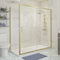Poppy Harley 800mm Side Panel | Brushed Brass | RUBY107510