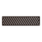 Poppy Linear Tray Waste Cover | Matt Black | RUBY108535