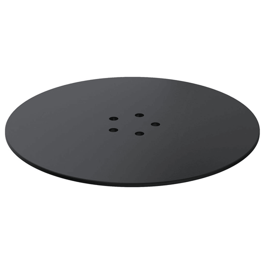 Poppy Low Profile Tray Waste Cover - Matt Black - RUBY108973 - Envy Bathrooms Ltd