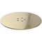 Poppy Low Profile Tray Waste Cover | Brushed Brass | RUBY108974