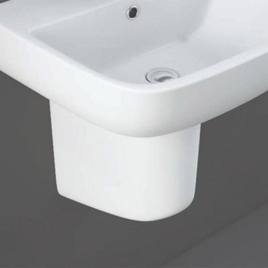 RAK Ceramics Series 600 Semi Pedestal For 52cm Basin - SE0103AWHA