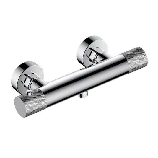 RAK Ceramics Amalfi Wall Mounted Exposed Thermostatic Bar Valve - Chrome - RAKAMA3303C