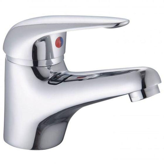 RAK Ceramics Basic Monobloc Basin Mixer & Click Clack Waste - Chrome - RAKBAS3001