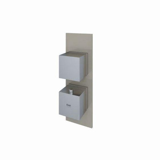 RAK Ceramics Feeling Square Shower Valve Single Outlet Thermostatic - Cappuccino - RAKFSV1514S