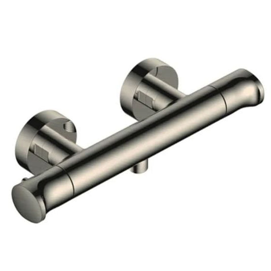 RAK Ceramics Wall Mounted Exposed Thermostatic Bar Valve - Brushed Nickel - RAKITA3303N