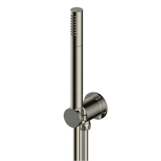 RAK Ceramics Single Function Shower Kit Including Integral Wall Outlet - Brushed Nickel - RAKITA4005N