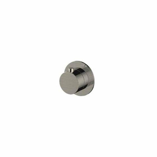 RAK Ceramics Petit Round Concealed Diverter Dual Outlet - Brushed Nickel - RAKPER3020-2N