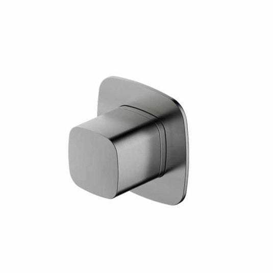 RAK Ceramics Petit Square Concealed Diverter Dual Outlet - Brushed Nickel - RAKPES3020-2N