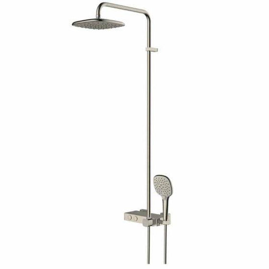 RAK Ceramics Petit Square Shower Column - Brushed Nickel - RAKPES6001N