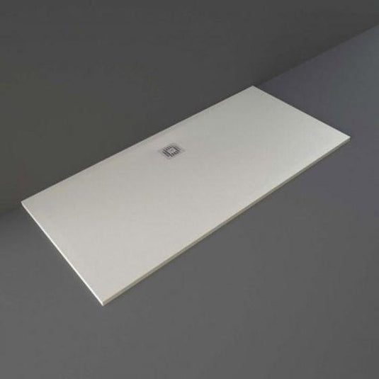 RAK Ceramics Feeling 1800 x 800mm Bath Replacement Shower Tray RAK Ceramics Solid - Greige - RFBR080180S505